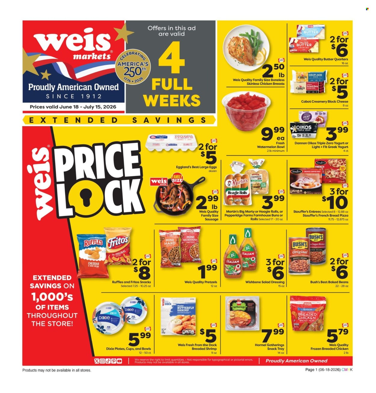 Weis ad  - 06.18.2026 - 07.15.2026. Page 1