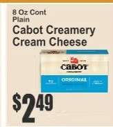 Cabot Creamery Cream Cheese