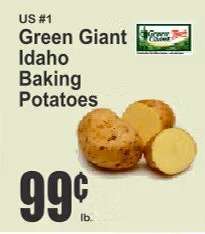 Green Giant Idaho Baking Potatoes
