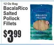 BacalaRico Salted Pollock Fillets