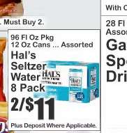 Hal’s Seltzer Water 8-Pack