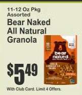 Bear Naked All Natural Granola