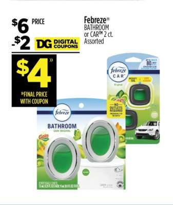 Febreze® BATHROOM or CAR™ 2 ct.