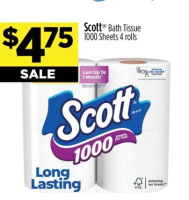 Scott Bath Tissue