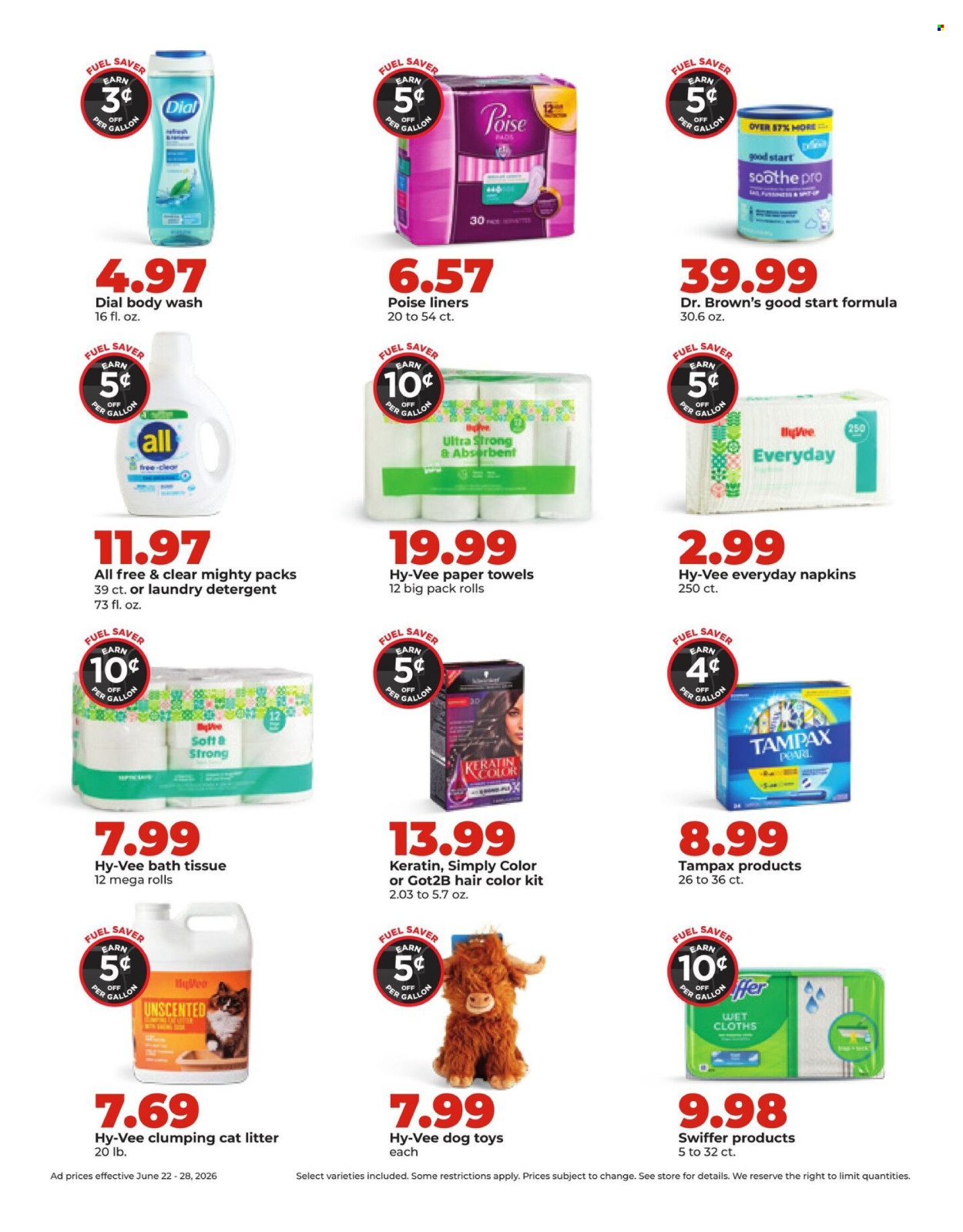 Hy-Vee ad  - 06.22.2026 - 06.28.2026. Page 12