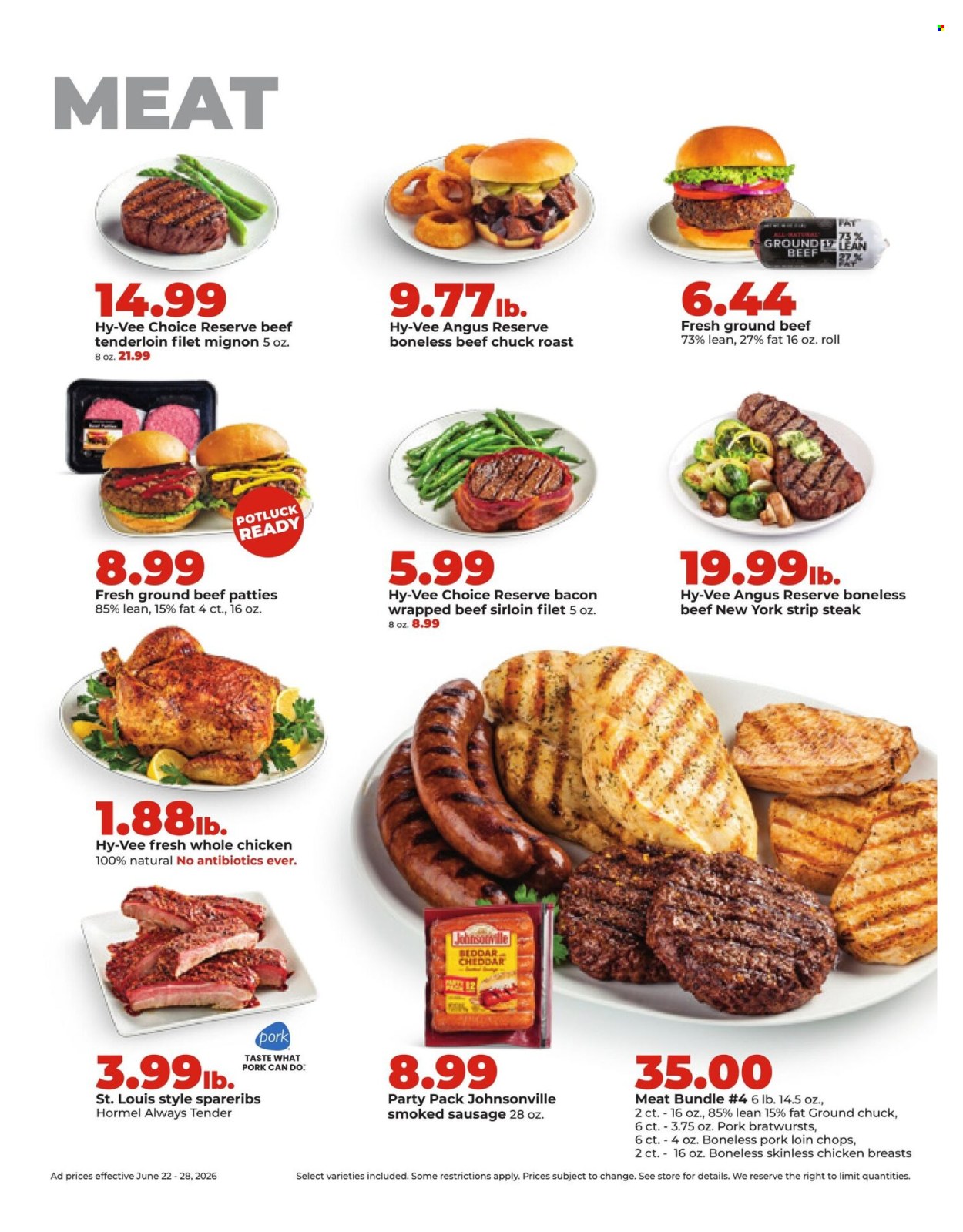 Hy-Vee ad  - 06.22.2026 - 06.28.2026. Page 14