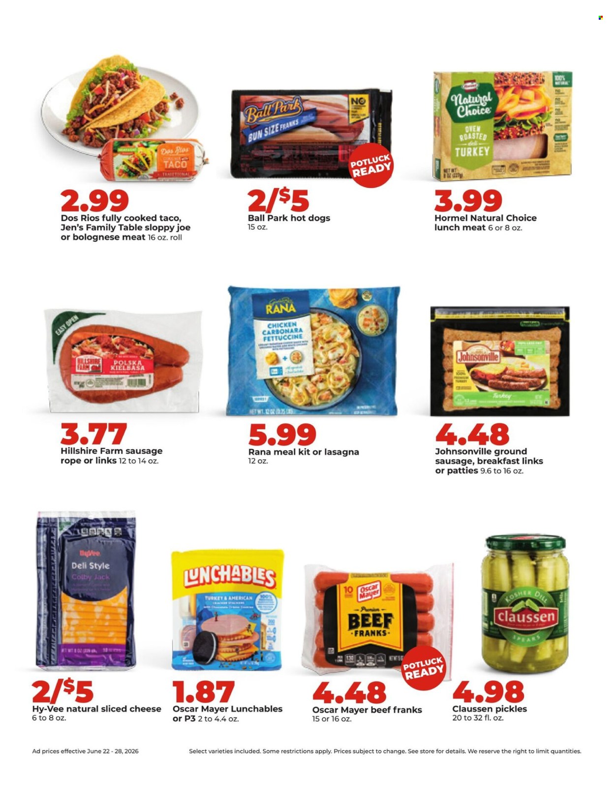 Hy-Vee ad  - 06.22.2026 - 06.28.2026. Page 15
