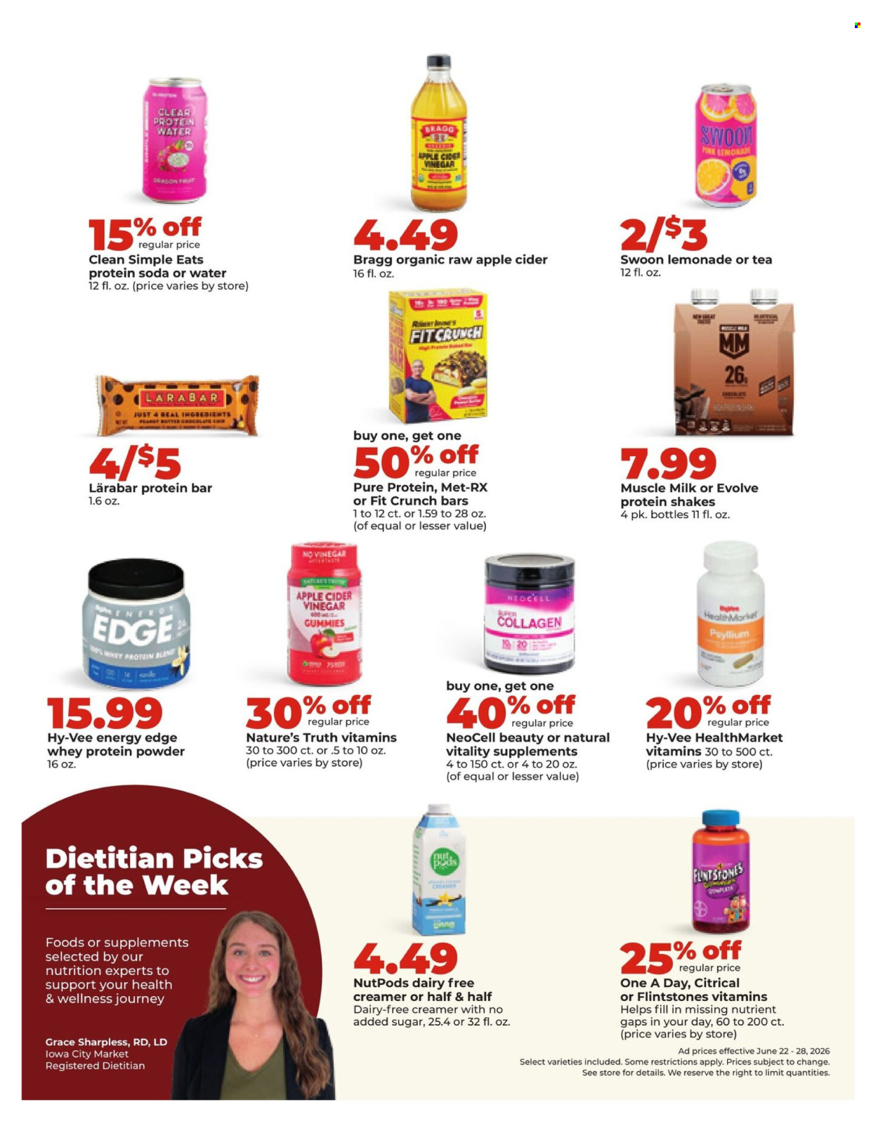 Hy-Vee ad  - 06.22.2026 - 06.28.2026. Page 30