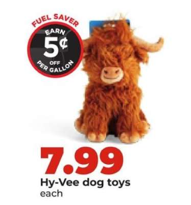Hy-Vee dog toys