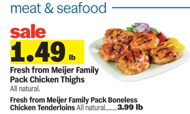 Fresh from Meijer Family Pack Chicken Thighs