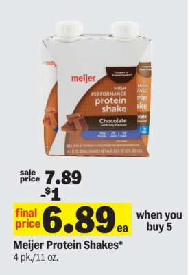 Meijer Protein Shakes*