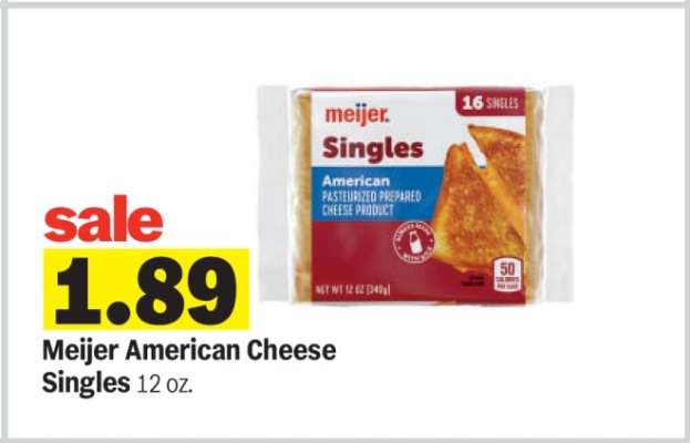 Meijer American Cheese Singles