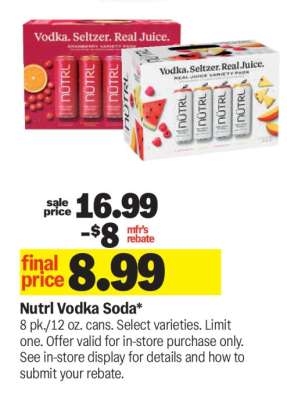 Nutrl Vodka Soda*