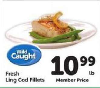 Fresh Ling Cod Fillets