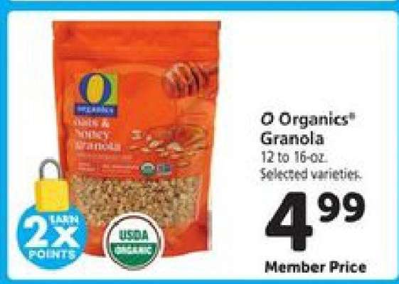 O Organics Granola