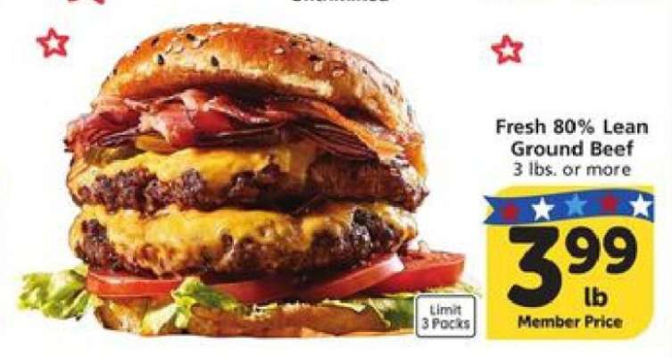 Fresh 80% Lean Ground Beef