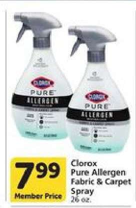 Clorox Pure Allergen Fabric & Carpet Spray