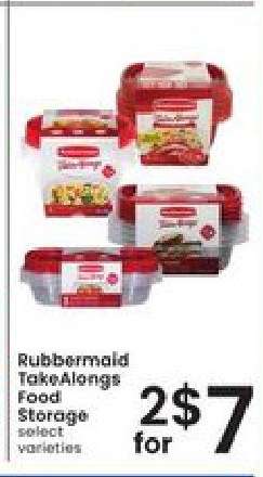 Rubbermaid TakeAlongs Food Storage