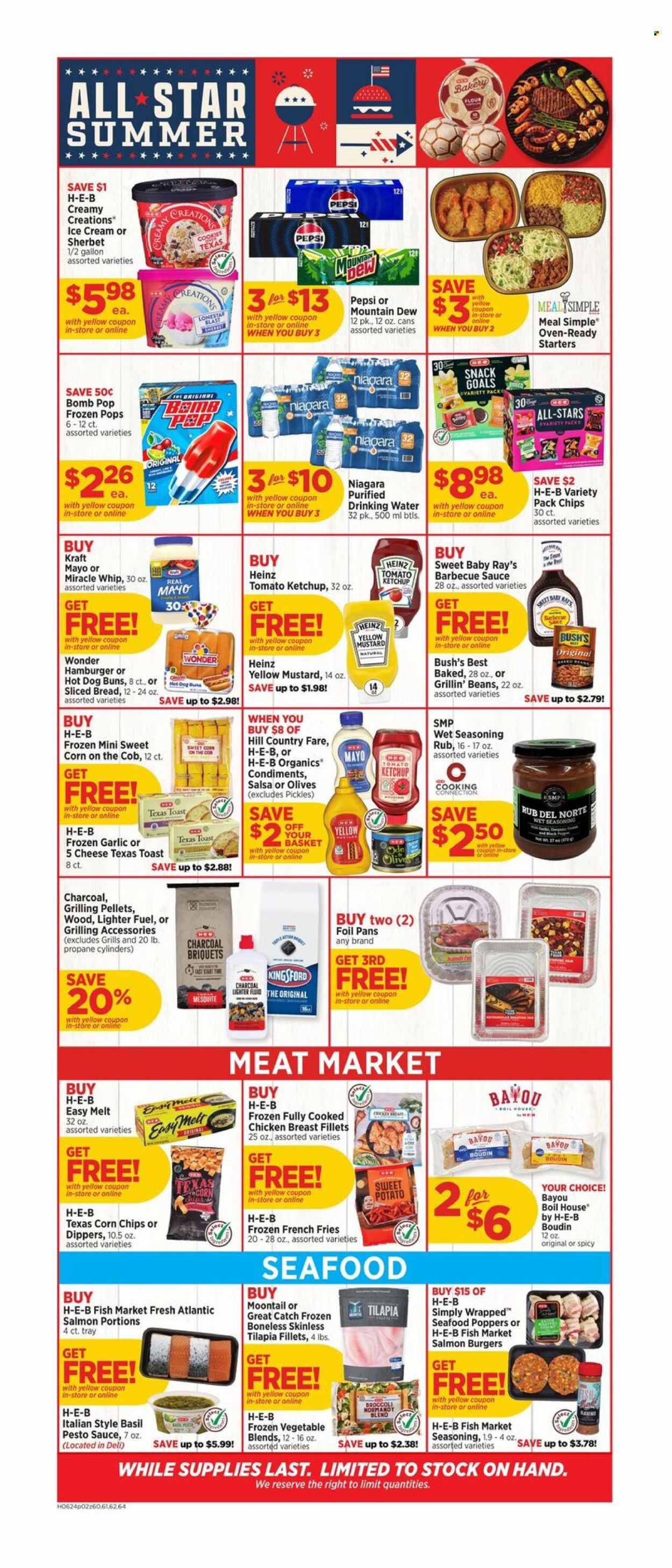 H-E-B ad  - 06.24.2026 - 06.30.2026. Page 2