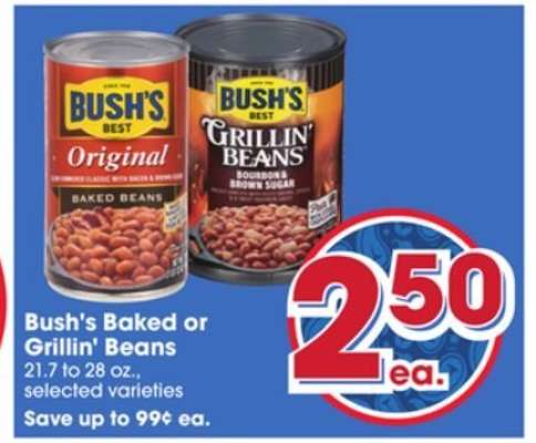 Bush's Baked or Grillin' Beans