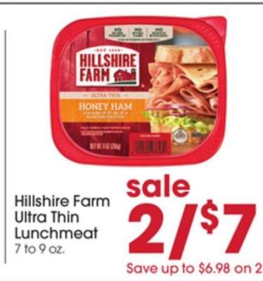 Hillshire Farm Ultra Thin Lunchmeat*