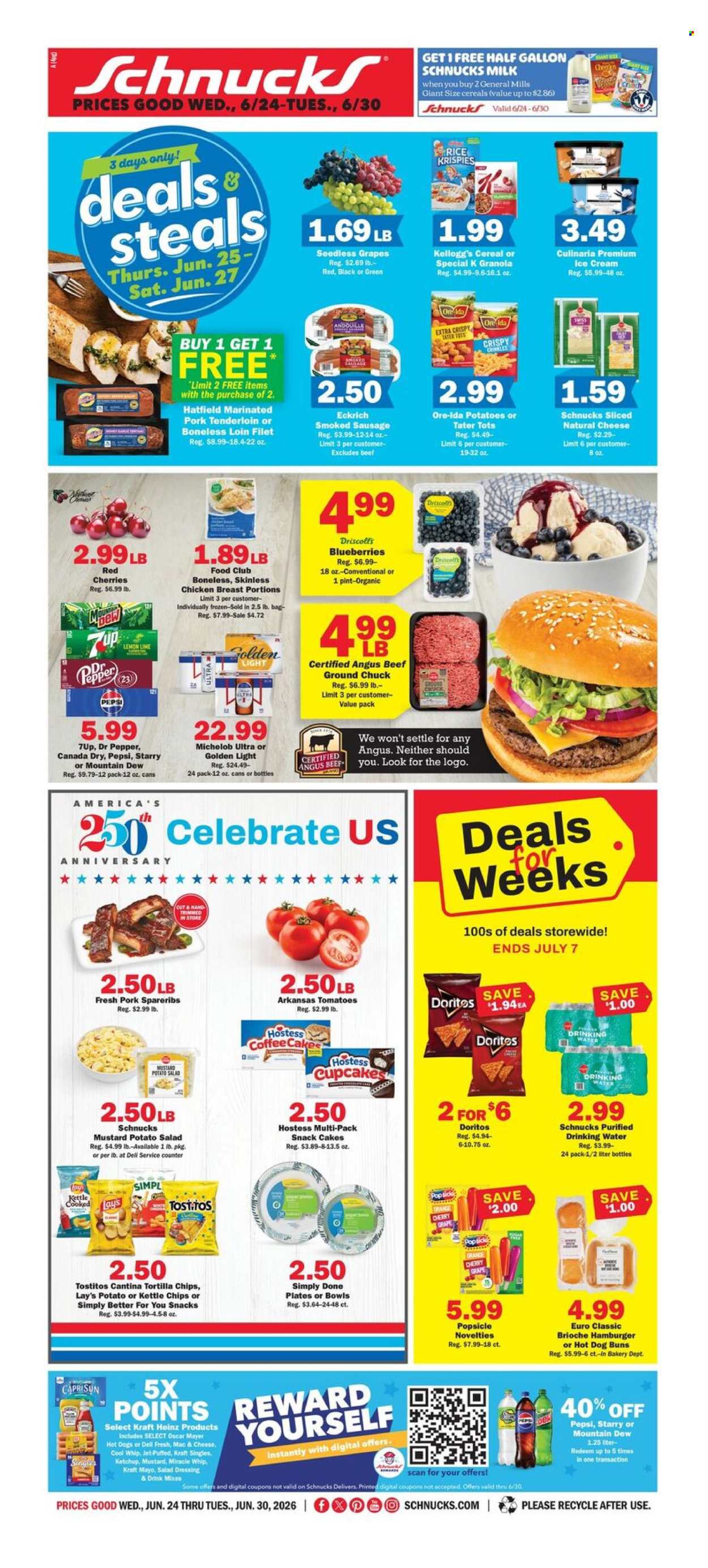 Schnucks ad  - 06.24.2026 - 06.30.2026. Page 1