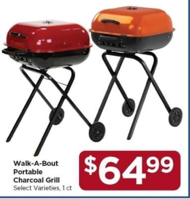 Walk-A-Bout Portable Charcoal Grill