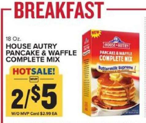 HOUSE AUTRY PANCAKE & WAFFLE COMPLETE MIX