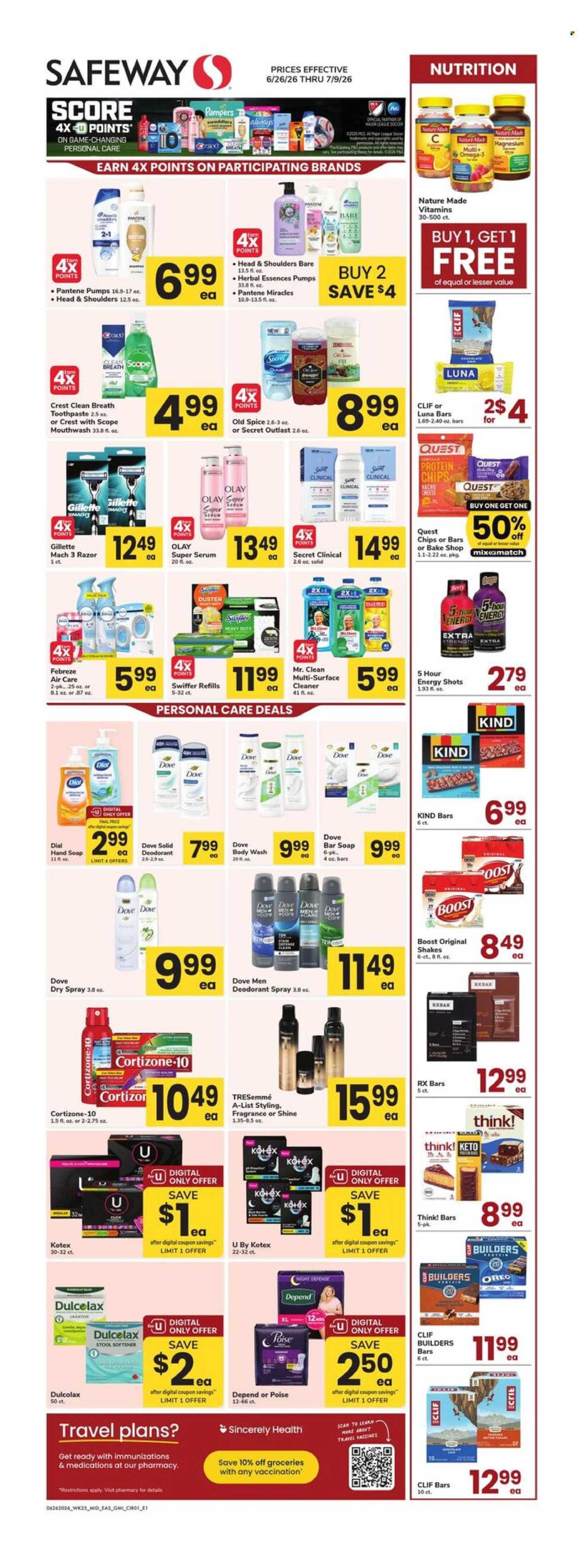 Safeway ad  - 06.26.2026 - 07.09.2026. Page 1
