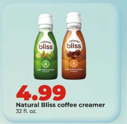 Natural Bliss coffee creamer