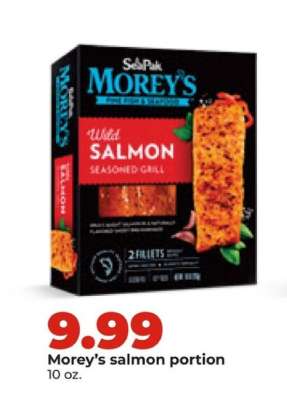 Morey's salmon portion