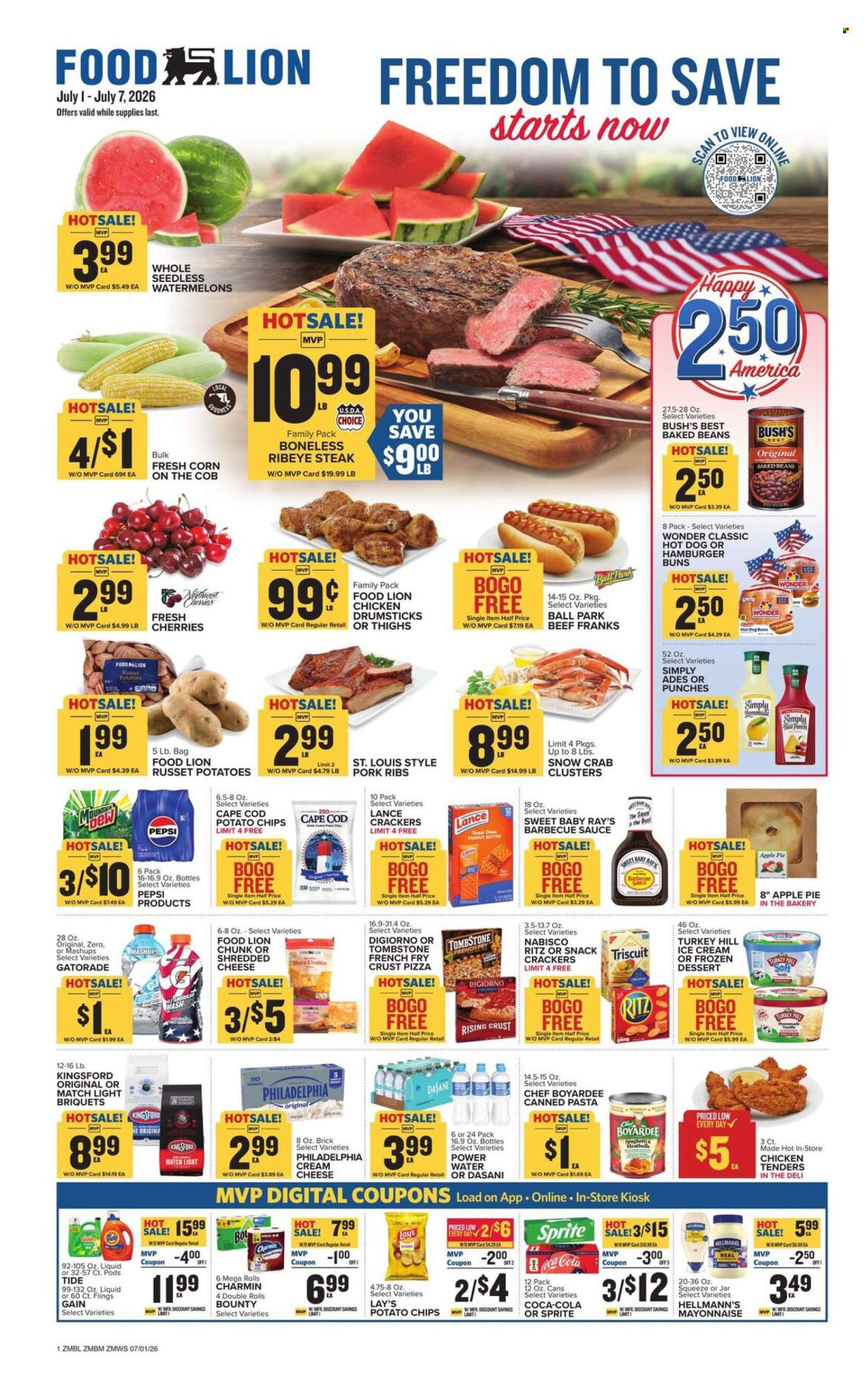 Food Lion ad  - 07.01.2026 - 07.07.2026. Page 1