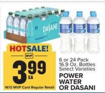 Power Water or Dasani