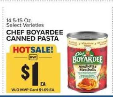 Chef Boyardee Canned Pasta