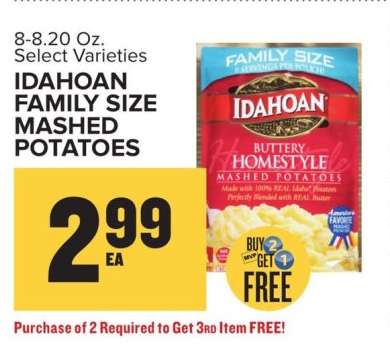 Idahoan Family Size Mashed Potatoes