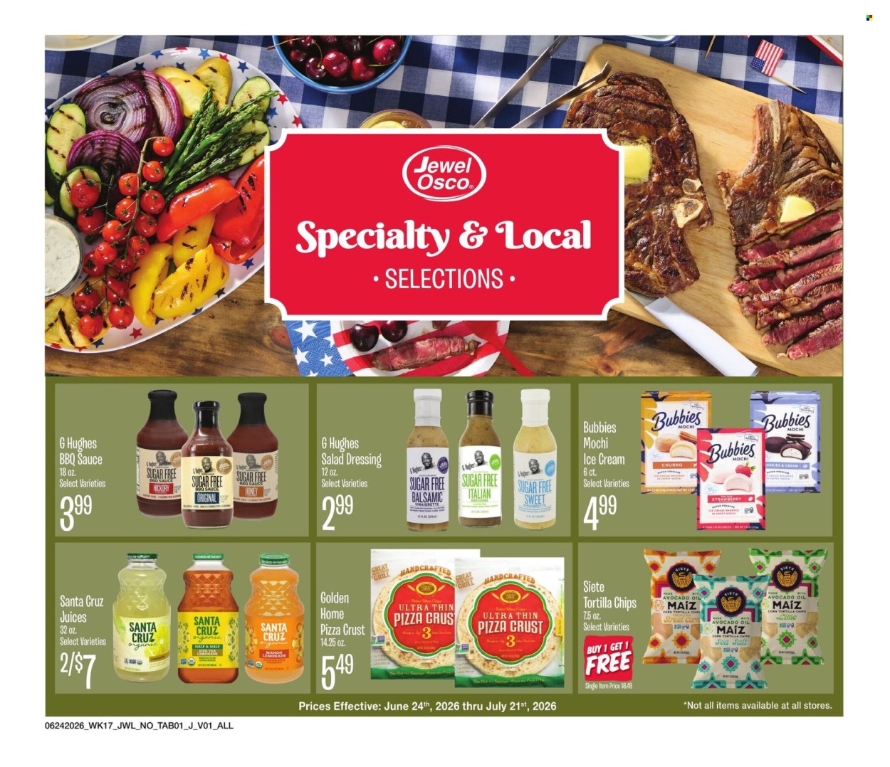 Jewel Osco ad  - 06.24.2026 - 07.21.2026. Page 1