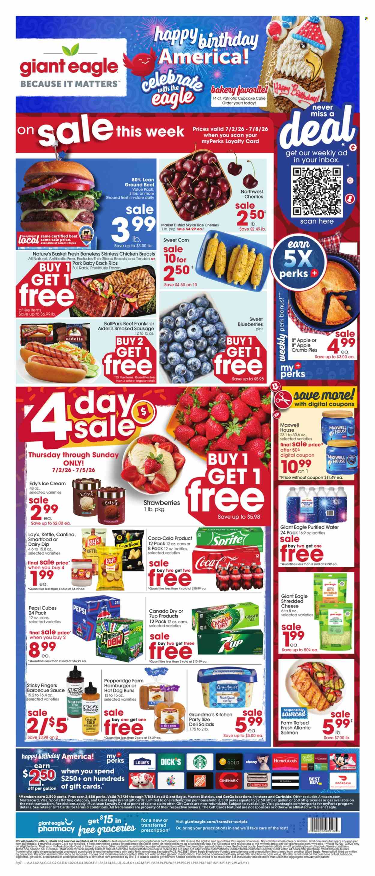 Giant Eagle ad  - 07.02.2026 - 07.08.2026. Page 1