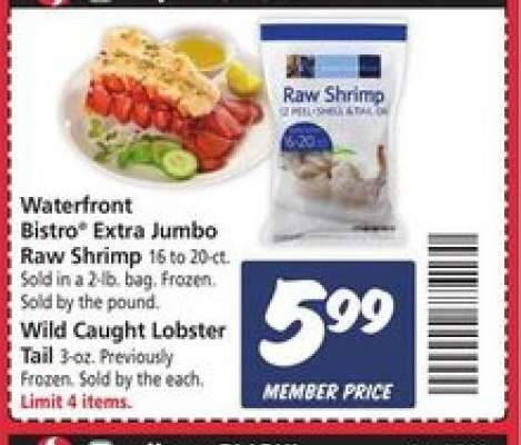 Waterfront BISTRO Extra Jumbo Raw Shrimp