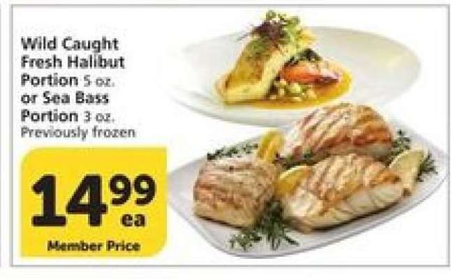Wild Caught Fresh Halibut or Sea Bass