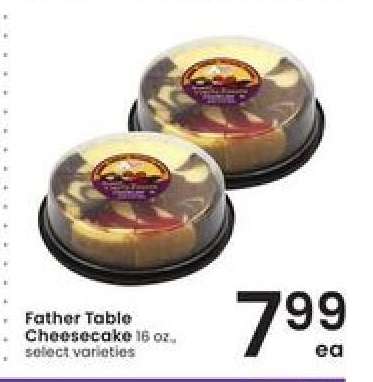 Father Table Cheesecake