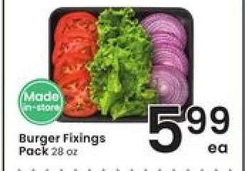 Burger Fixings Pack