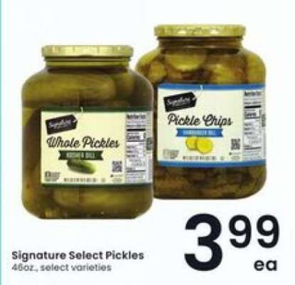 Signature Select Pickles