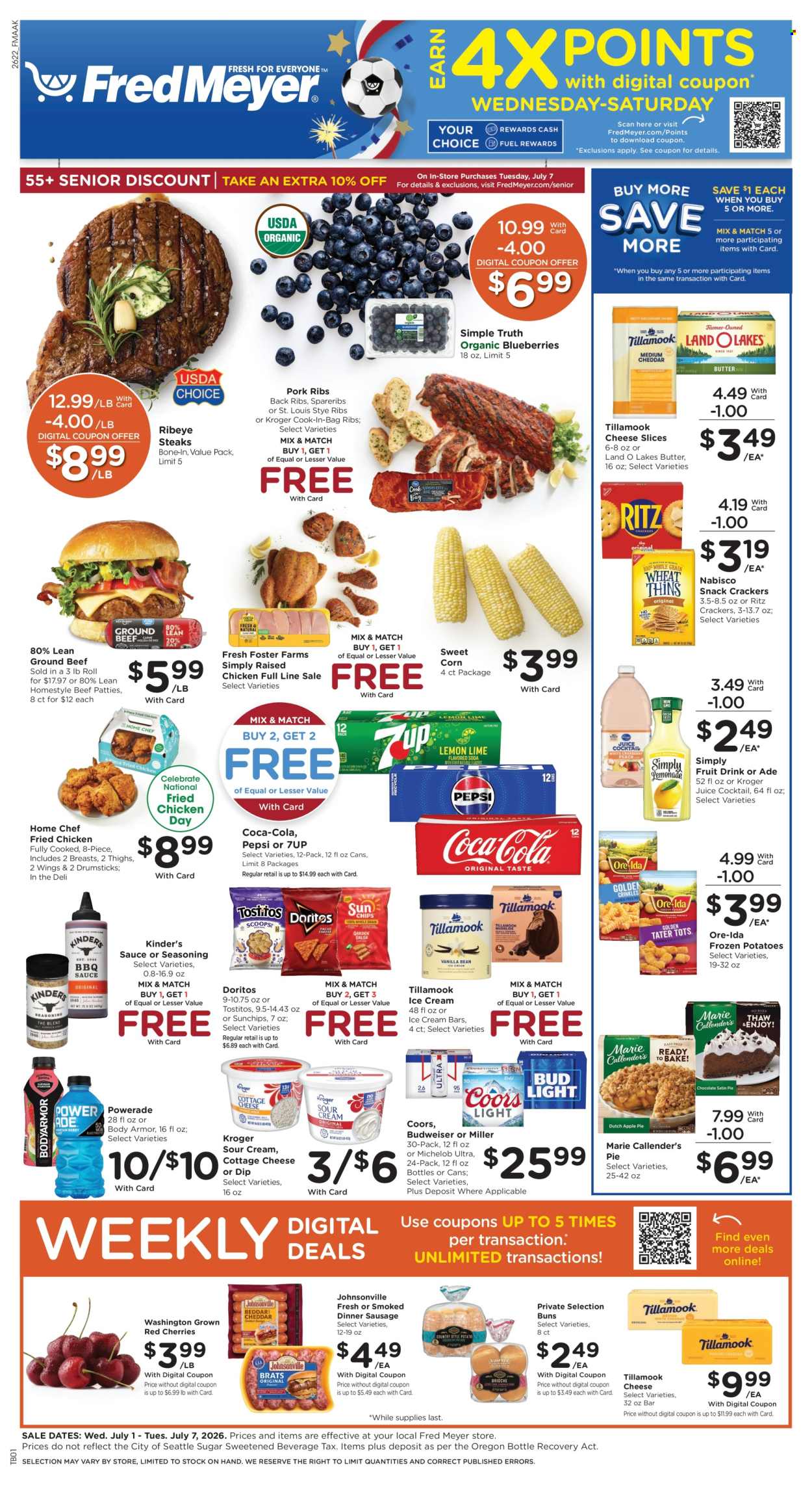 Fred Meyer ad  - 07.01.2026 - 07.07.2026. Page 1