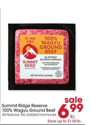 Summit Ridge Reserve 100% Wagyu Ground Beef