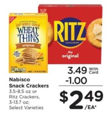 Nabisco Snack Crackers