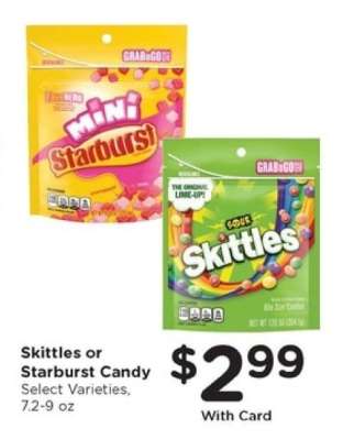 Skittles or Starburst Candy