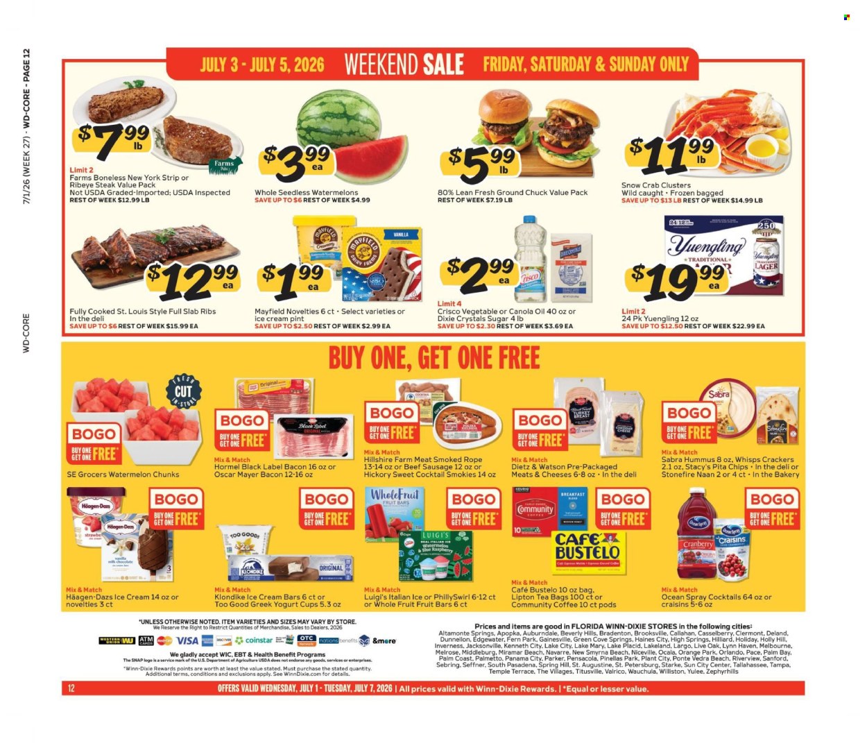 Winn Dixie ad  - 07.01.2026 - 07.07.2026. Page 12