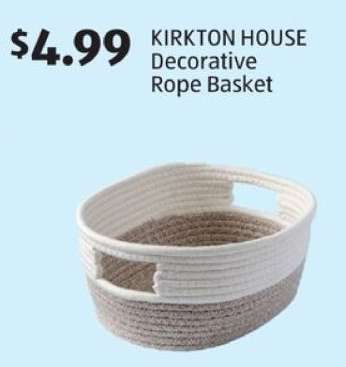 KIRKTON HOUSE Decorative Rope Basket