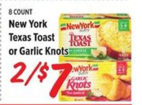 New York Texas Toast or Garlic Knots