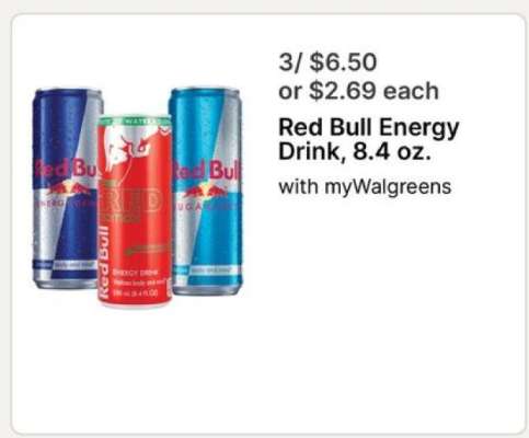 Red Bull Energy Drink, 8.4 oz.